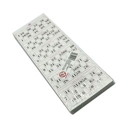 TOMBOLA IN CARTONCINO 600 CARTELLE Foto prodotto